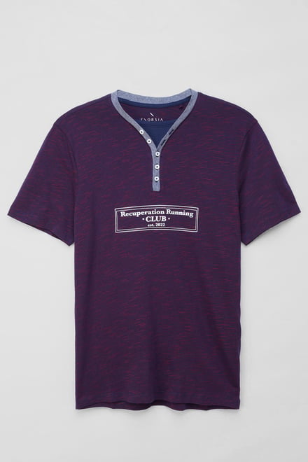 Half Placket Y/D T-Shirt