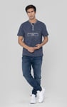 Half Placket Y/D T-Shirt