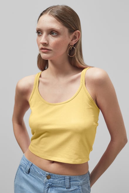 Cross Back Crop Cami
