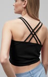Cross Back Crop Cami