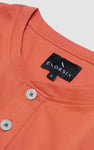 Half Placket Long Sleeve T-Shirt