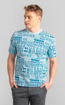 Mens Geometric Printed T-Shirt
