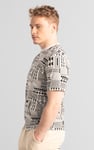 Mens Geometric Printed T-Shirt