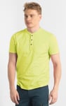 Short Sleeve Henley Washed Tee