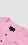 Short Sleeve Henley Washed Tee