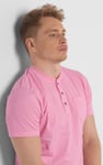 Short Sleeve Henley Washed Tee