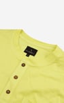 Short Sleeve Henley Washed Tee