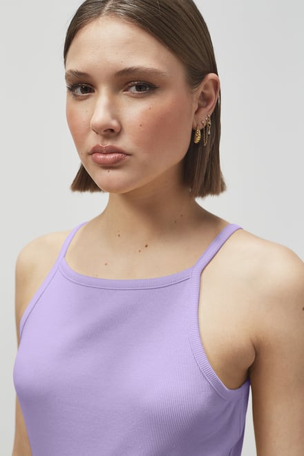 Square Neck Ribbed Cami