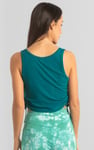 Ruched Rib Vest Tank Top