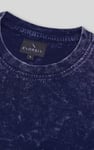 Mens Long Sleeve Indigo Washed T-Shirt