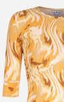 Womens One-Shoulder Fluid Printed Tops