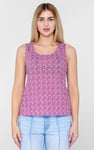 Wave Printed Vest Tank Top