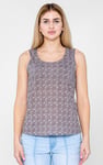 Wave Printed Vest Tank Top