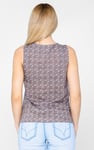 Wave Printed Vest Tank Top