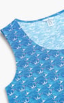 Wave Printed Vest Tank Top