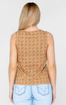 Wave Printed Vest Tank Top