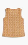 Wave Printed Vest Tank Top