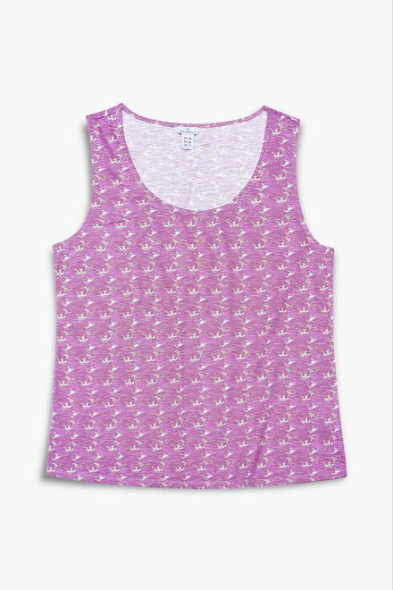Wave Printed Vest Tank Top