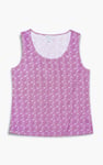 Wave Printed Vest Tank Top