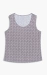 Wave Printed Vest Tank Top