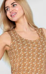 Wave Printed Vest Tank Top