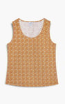 Wave Printed Vest Tank Top