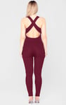 Criss-Cross Back Ribbed Bodysuit