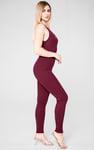 Criss-Cross Back Ribbed Bodysuit