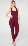 Criss-Cross Back Ribbed Bodysuit