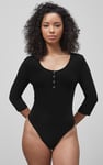 Black Slim Body Suit