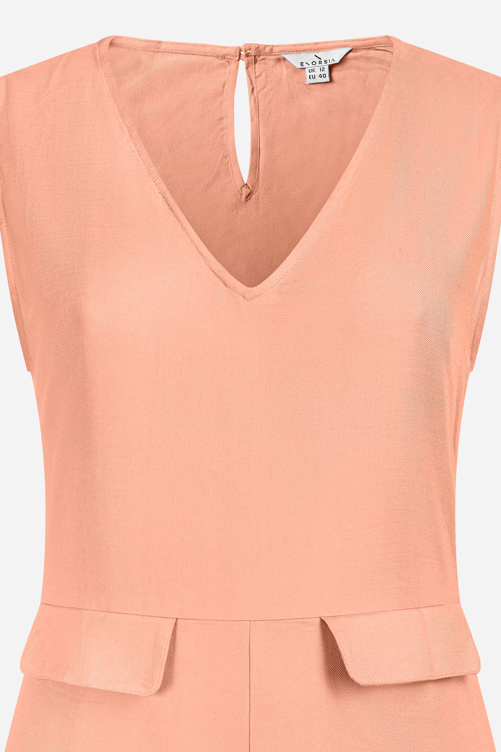 V-Neck Sleeveless Viscose Playsuit