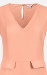 V-Neck Sleeveless Viscose Playsuit