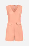V-Neck Sleeveless Viscose Playsuit