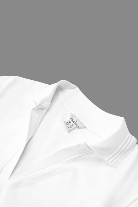 V-Neck Polo Shirt