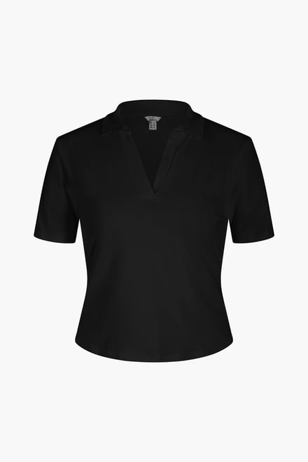 V-Neck Polo Shirt