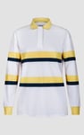 Women's Rugby Polo With Contrast Stripes