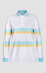 Women's Rugby Polo With Contrast Stripes