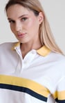 Women's Rugby Polo With Contrast Stripes
