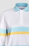 Women's Rugby Polo With Contrast Stripes