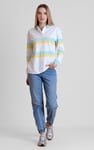 Women's Rugby Polo With Contrast Stripes