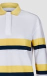 Women's Rugby Polo With Contrast Stripes