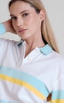 Women's Rugby Polo With Contrast Stripes