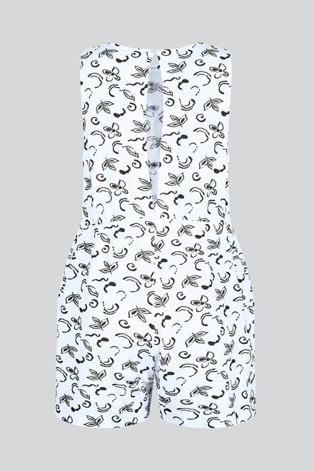 Sleeveless All Over Print Playsuit