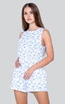 Sleeveless All Over Print Playsuit