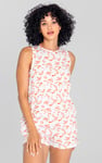 Sleeveless All Over Print Playsuit