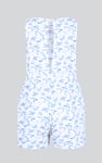 Sleeveless All Over Print Playsuit