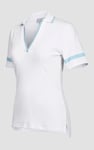 Cornelia stripe  Short Sleeve Polo Shirt