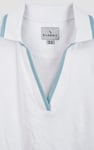 Cornelia stripe  Short Sleeve Polo Shirt
