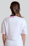 Twin Tipped Collar Cropped Polo Shirt