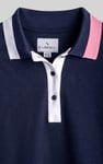 Twin Tipped Collar Cropped Polo Shirt